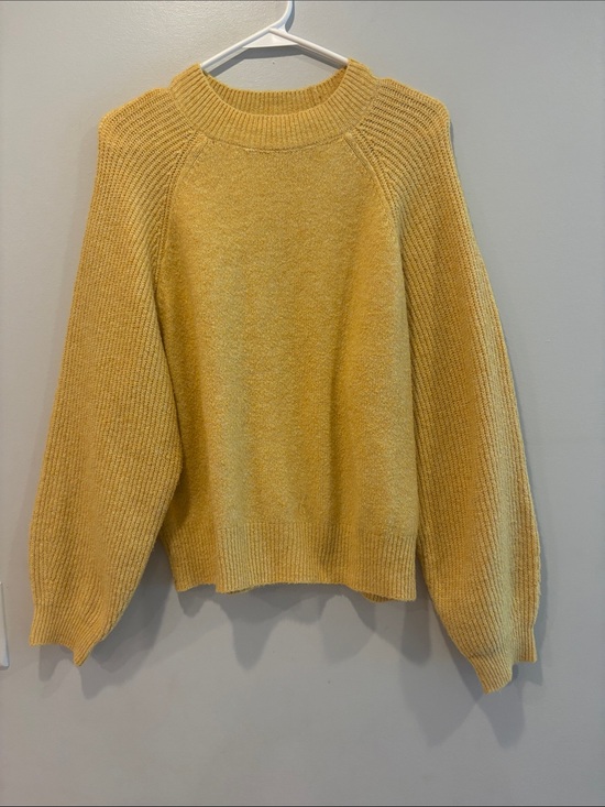 Philosophy Sweaters - Philosophy Relaxed Crewneck Sweater in Mustard Yellow ptp 22 length 25